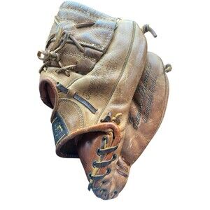 Vintage Wilson Frank Thomas Autograph Baseball Mitt Finger LockLace A2120